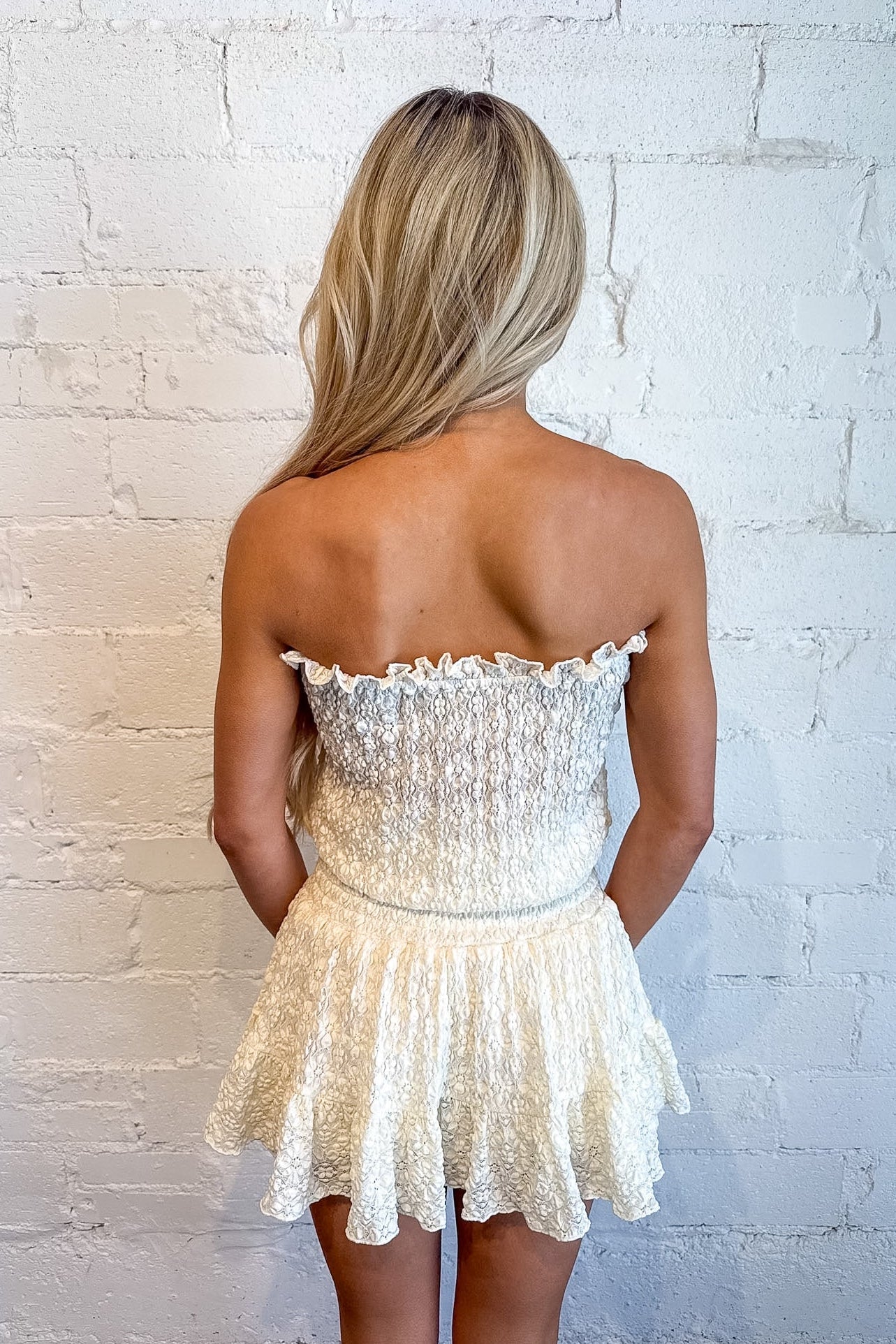 Lovely Lady Lace Mini Dress