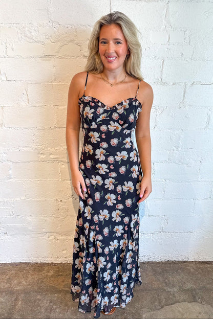 Maeryn Sweetheart Ruffle Maxi Dress