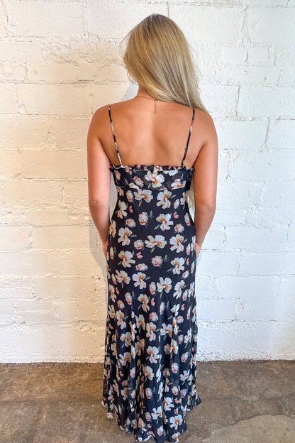 Maeryn Sweetheart Ruffle Maxi Dress