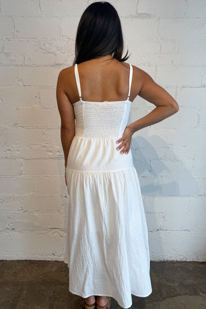 Marine Shell Midi Dress