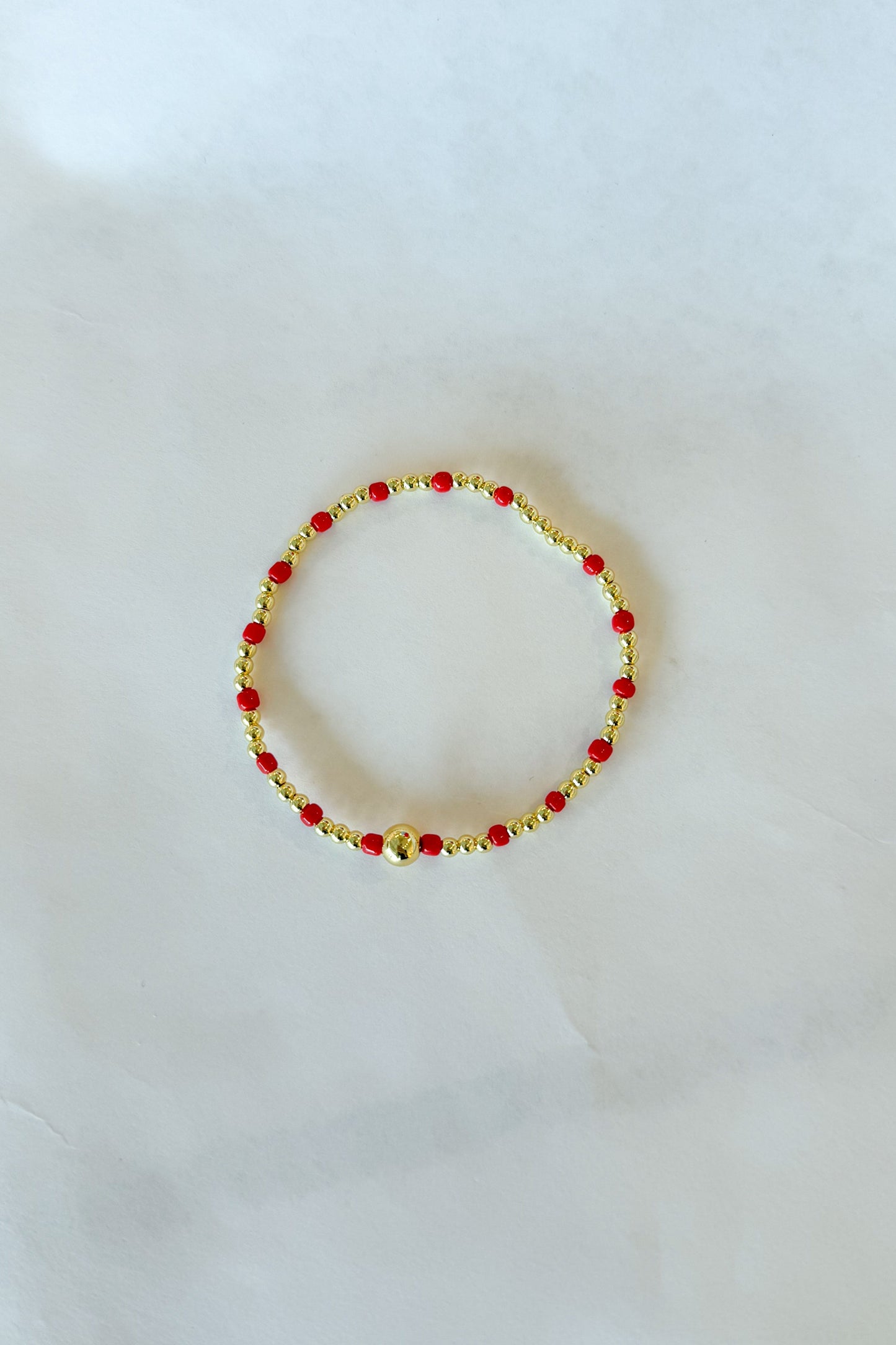 Mini Beaded Stainless Steel Bracelet