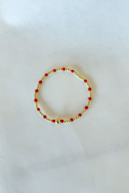 Mini Beaded Stainless Steel Bracelet