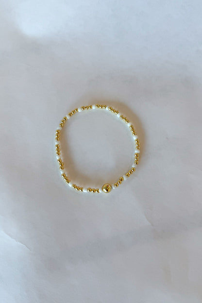 Mini Beaded Stainless Steel Bracelet