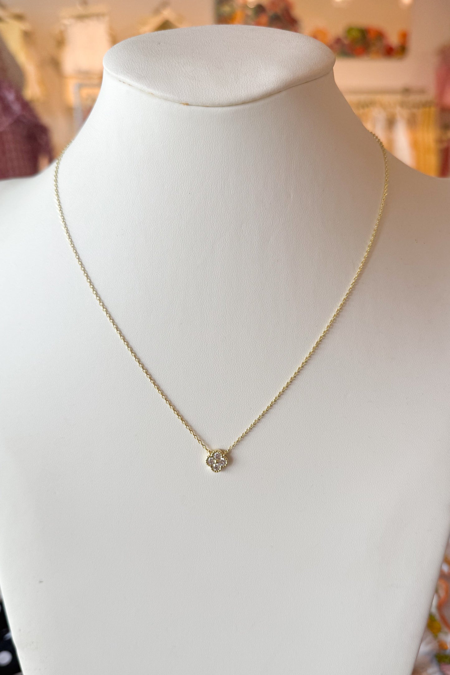 Mini Gracie CZ Pendant Necklace