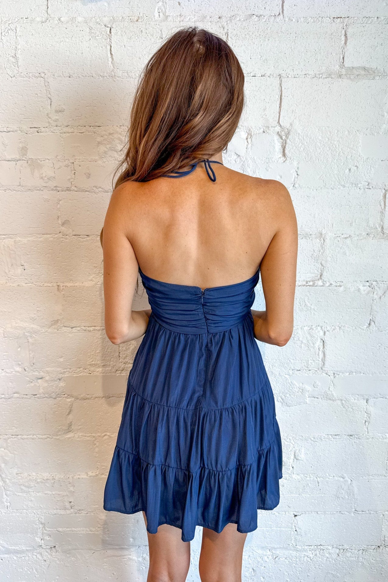 Izzy Halter Mini Dress