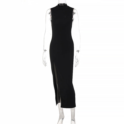 Addie Formal Open Back Crepe Dress
