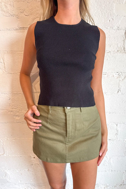 Olive Grove Denim Skort
