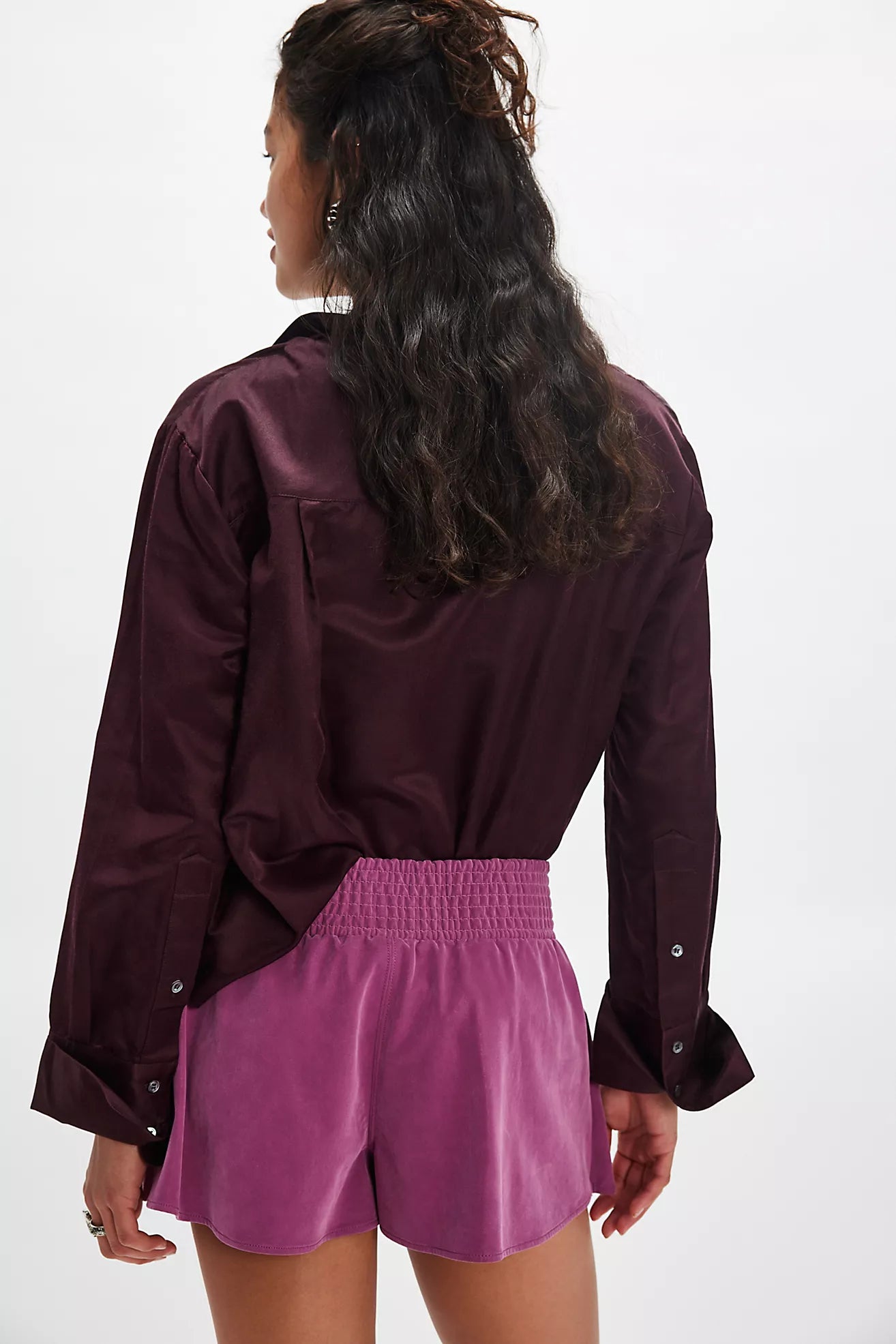 Free People Paradise Found Suede Skort