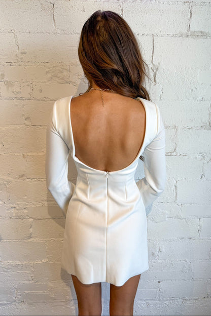 Pippa Long Sleeve Boat Neck Dress