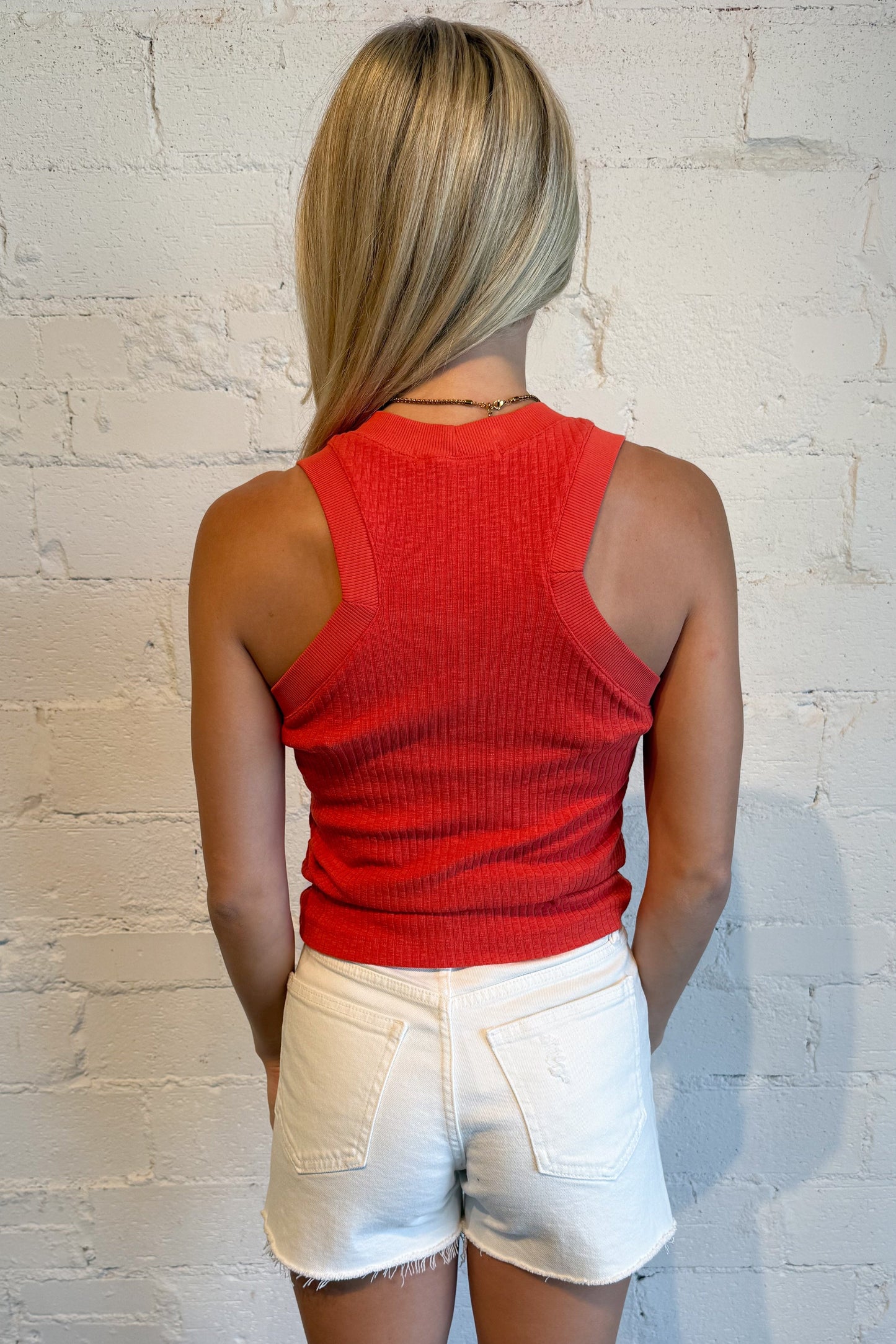 Player Racerback Rib Tank