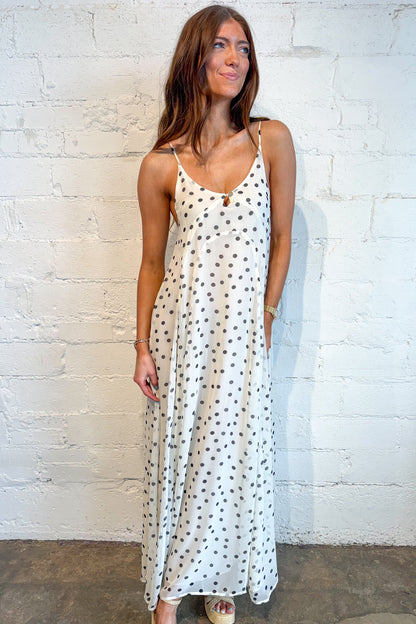 Danna Polka Dot Maxi Dress