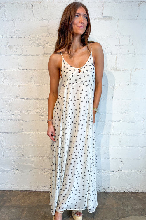 Danna Polka Dot Maxi Dress