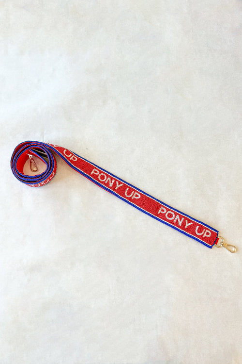 Pony Up Beaded Strap
