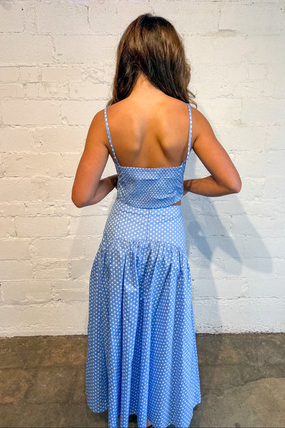 Presley Polka Dot Maxi Skirt