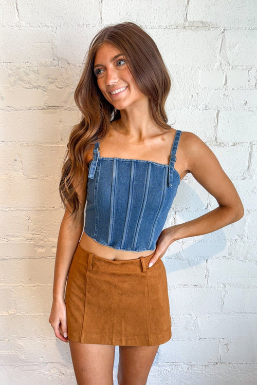 Pumpkin Spice Mini Skort