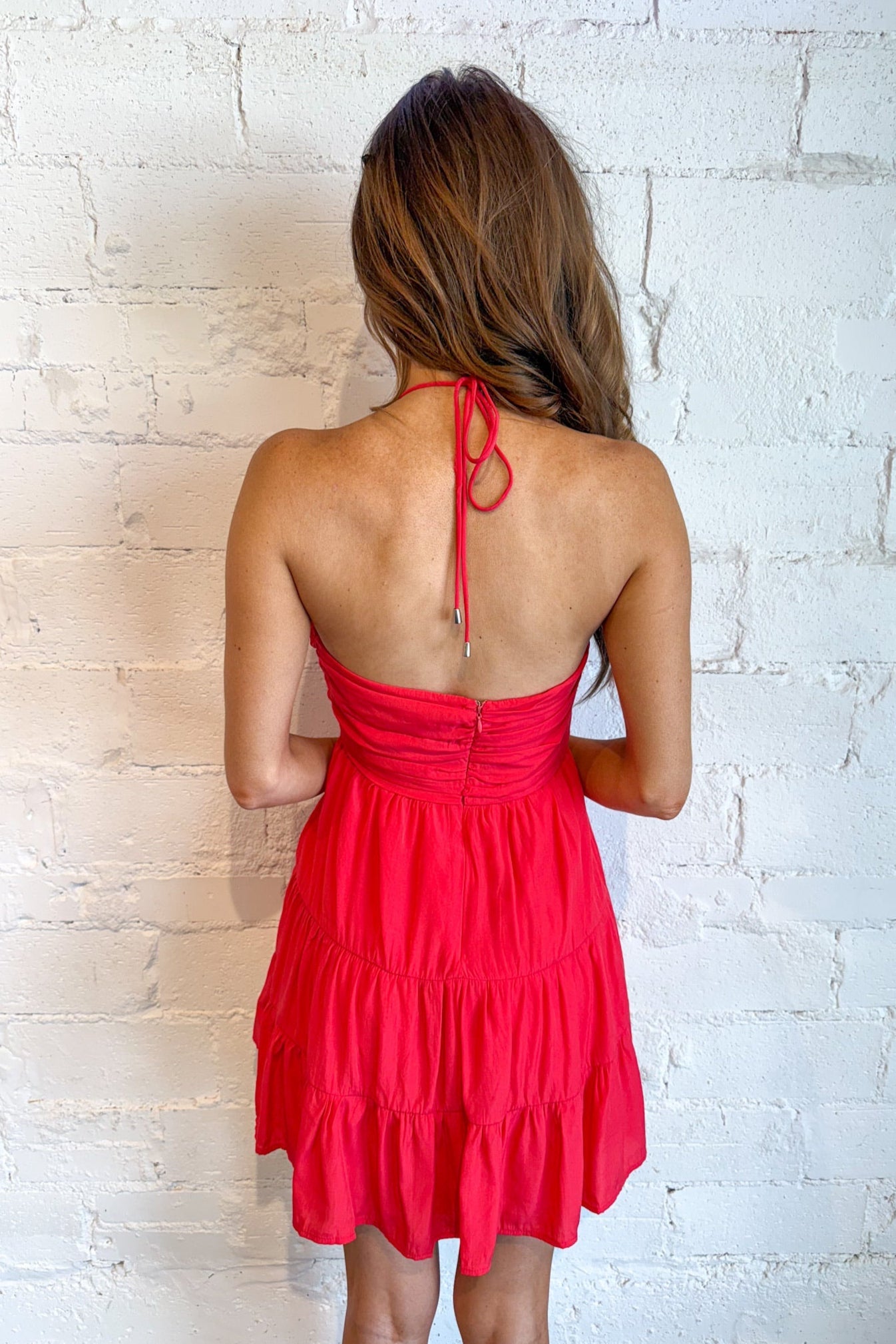 Izzy Halter Mini Dress