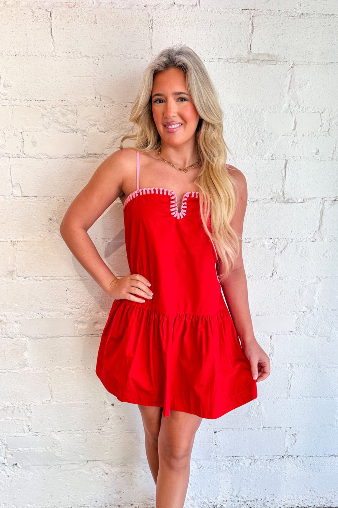 Shifty Contrast Dress