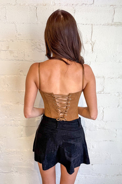 Reese Suede Top