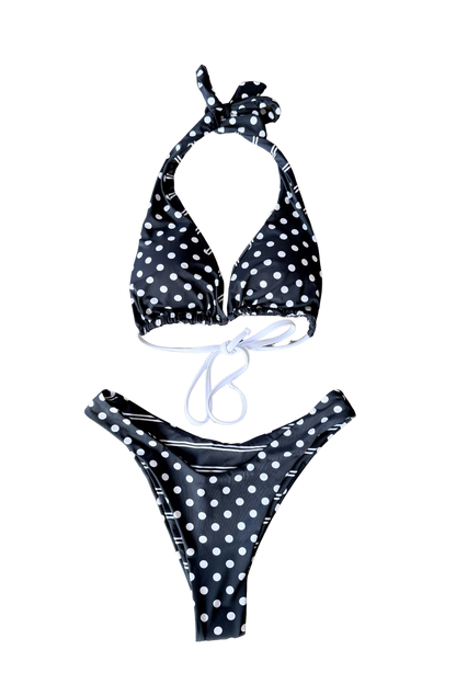 Reversible Stripe/Polka Dot Bikini Bottoms