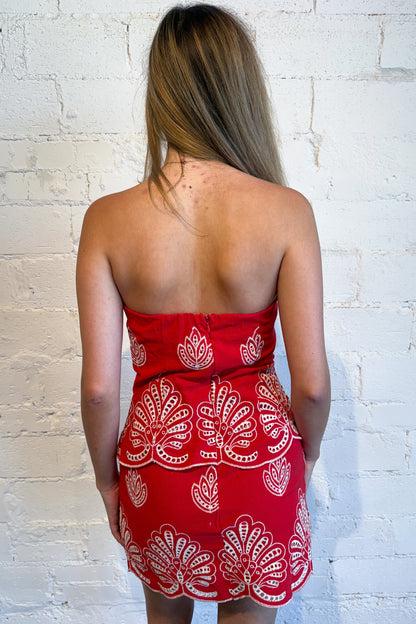 Rosette Mini Dress