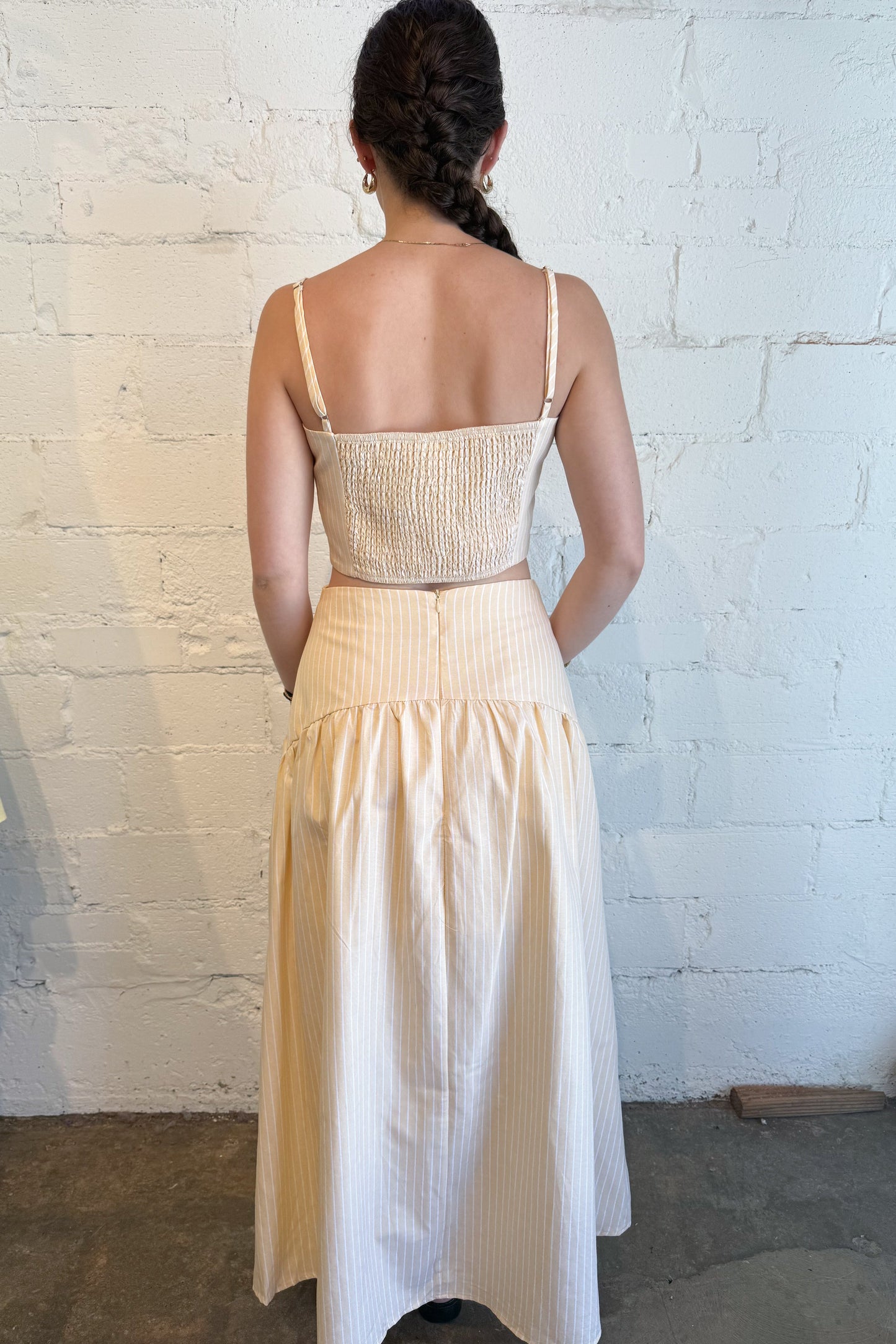 Sally Striped Maxi Skirt