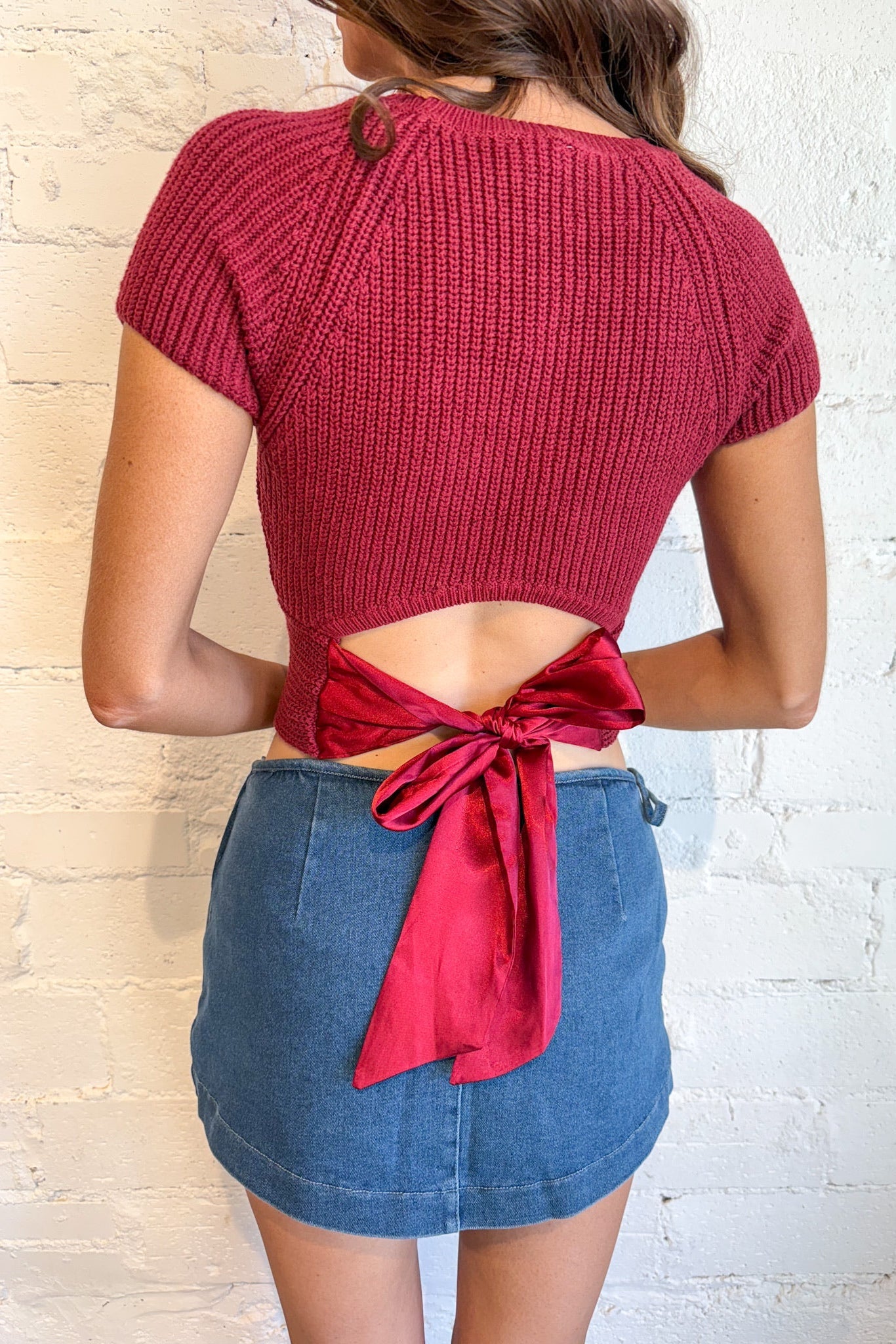 Selena Denim Wrap Skirt