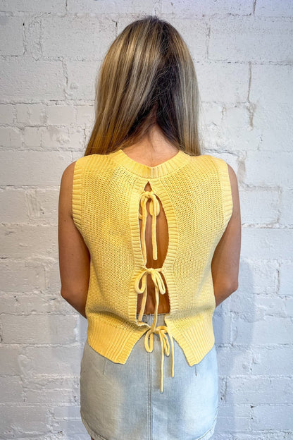 Sleeveless Sweater Tank