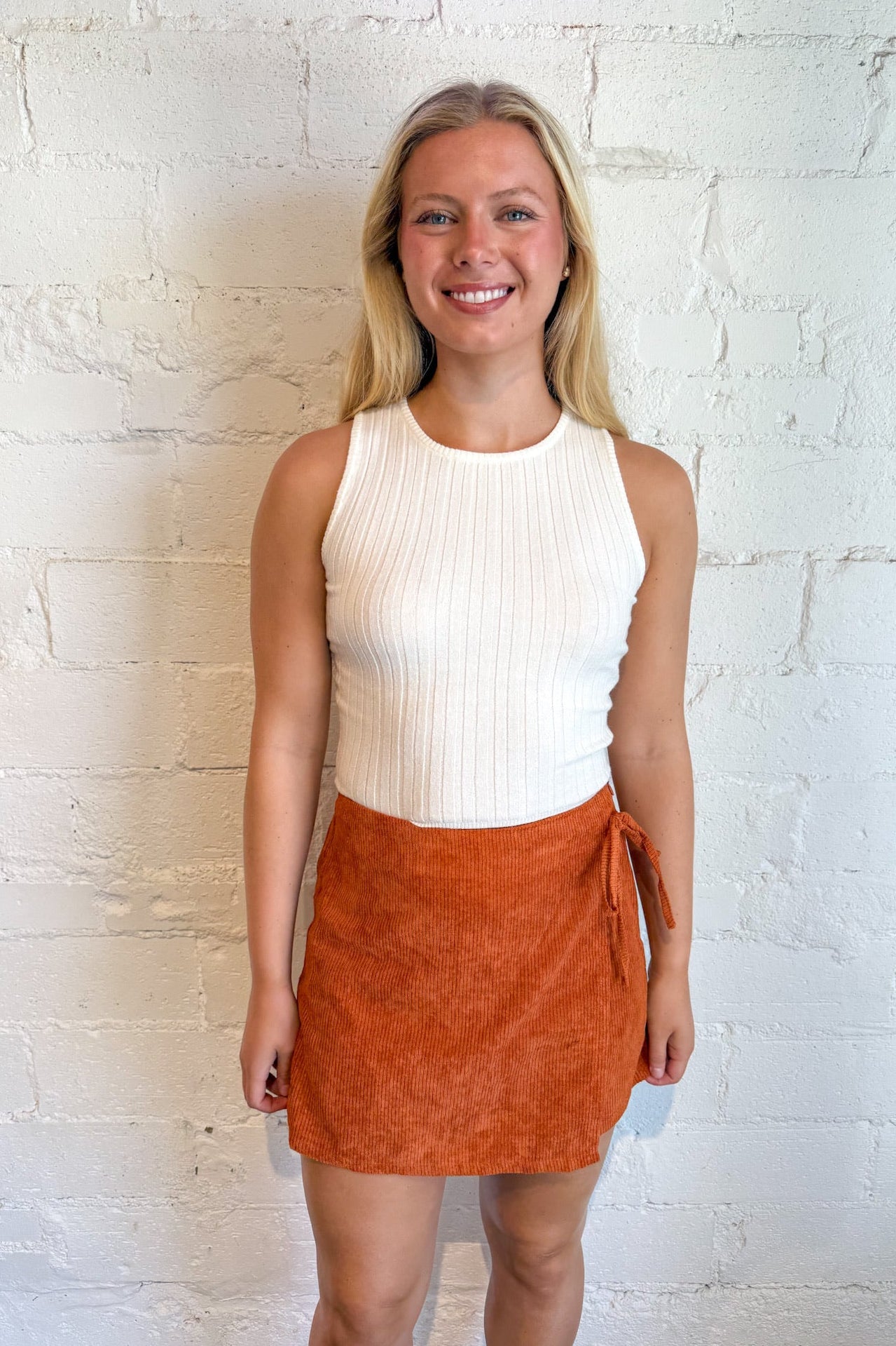 Solana Wrap Front Skort