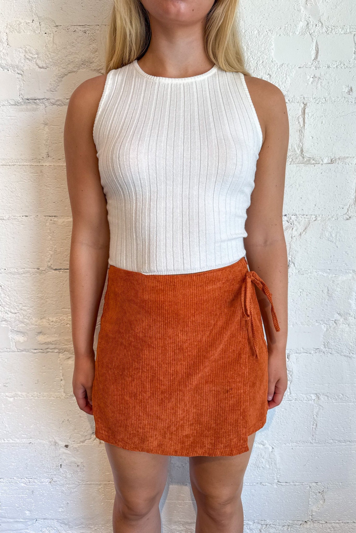 Solana Wrap Front Skort