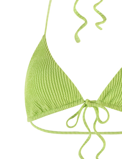YVE BIKINI TOP - GREEN : LIME GREEN