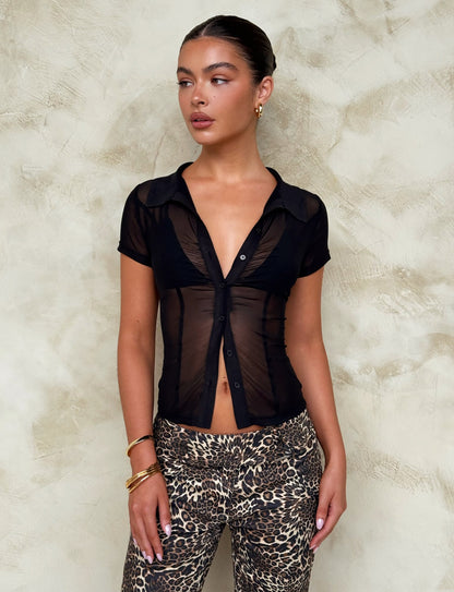 VESPER PANT - MULTI : LEOPARD