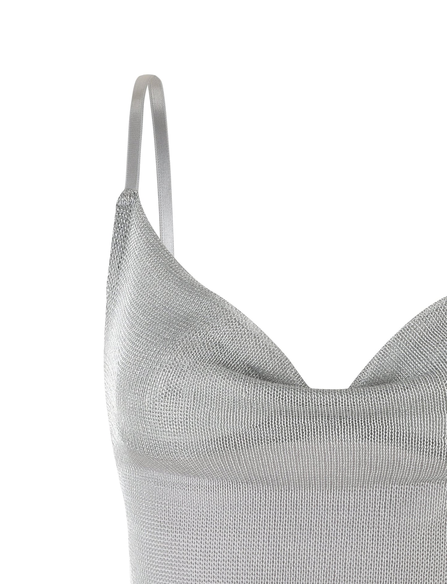 WYNNE TOP - GREY : SILVER
