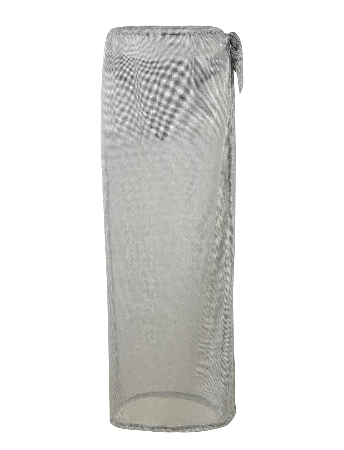 WYNNE SKIRT - GREY : SILVER