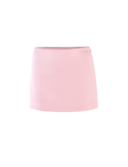VIREN SKIRT - PINK : PALE PINK : PASTEL PINK
