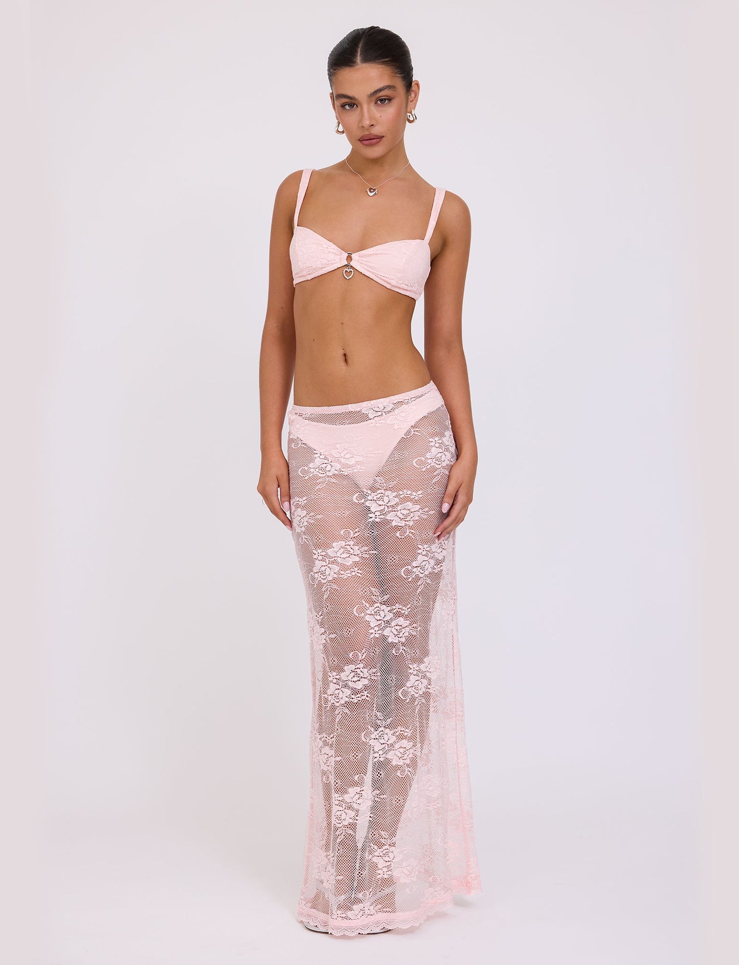 XADIE TOP - PINK : PASTEL PINK : PALE PINK