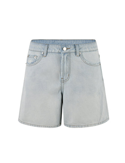 ZANDER SHORT - BLUE : LIGHT WASH