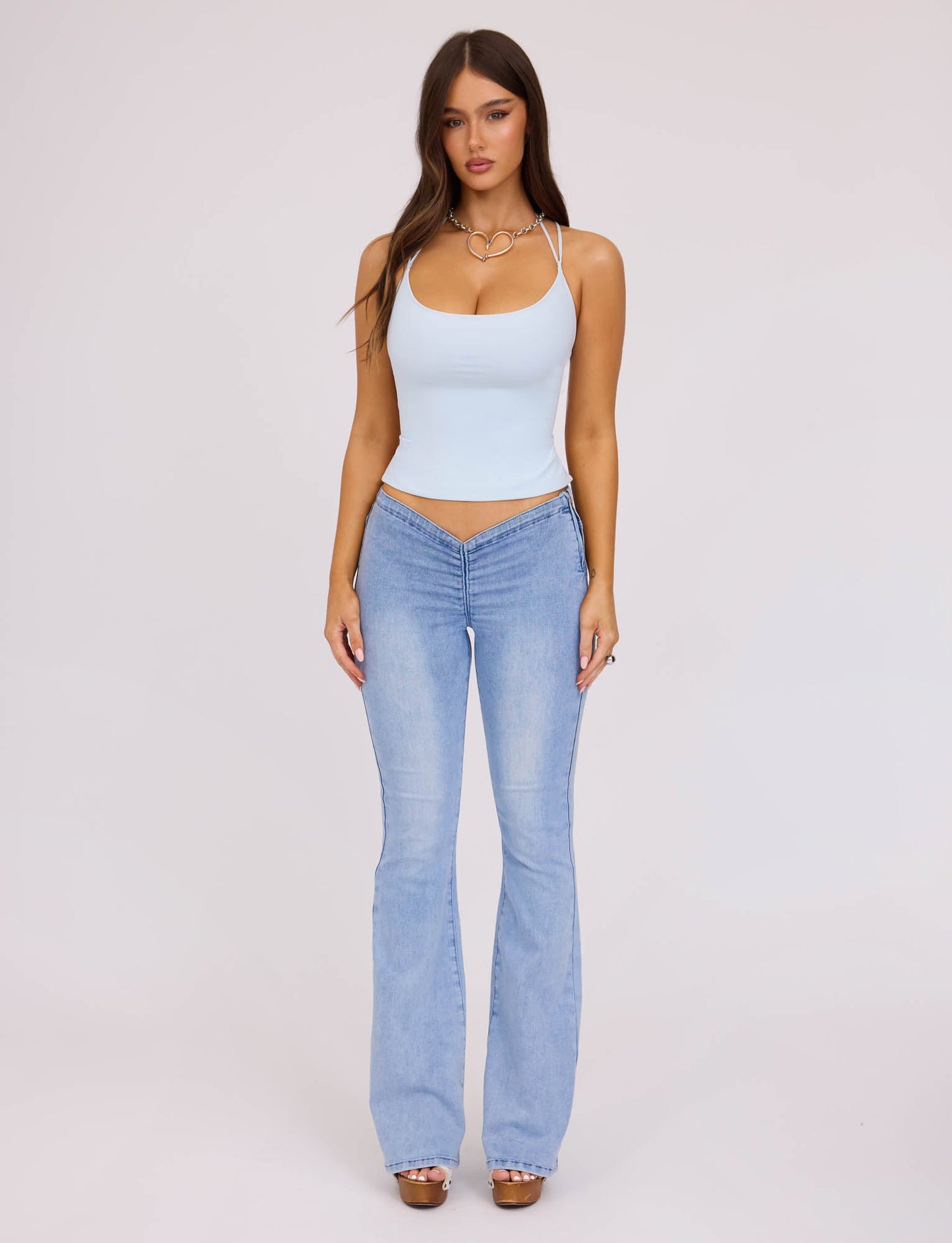 ZAIDA TOP - BLUE : PASTEL BLUE