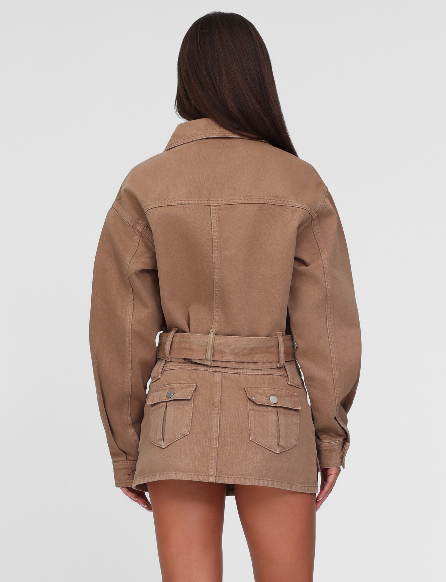 ZELIE MINI SKORT - NEUTRAL : SANDBLAST : WASHED TAN