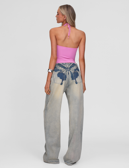 ZANTHE JEAN - GREY WASH