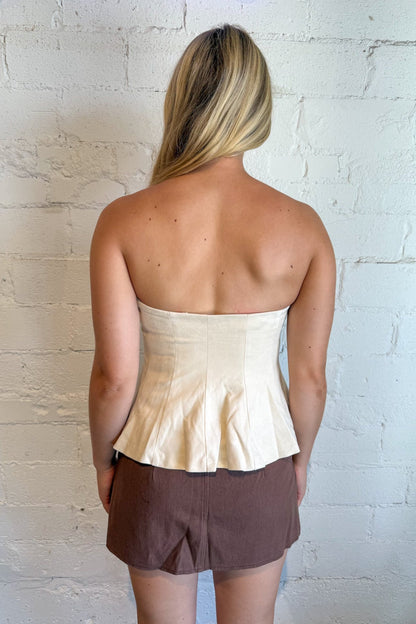 Cozy Suede Tube Top