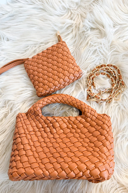 Mini Weave Bag with Mini Coin Purse