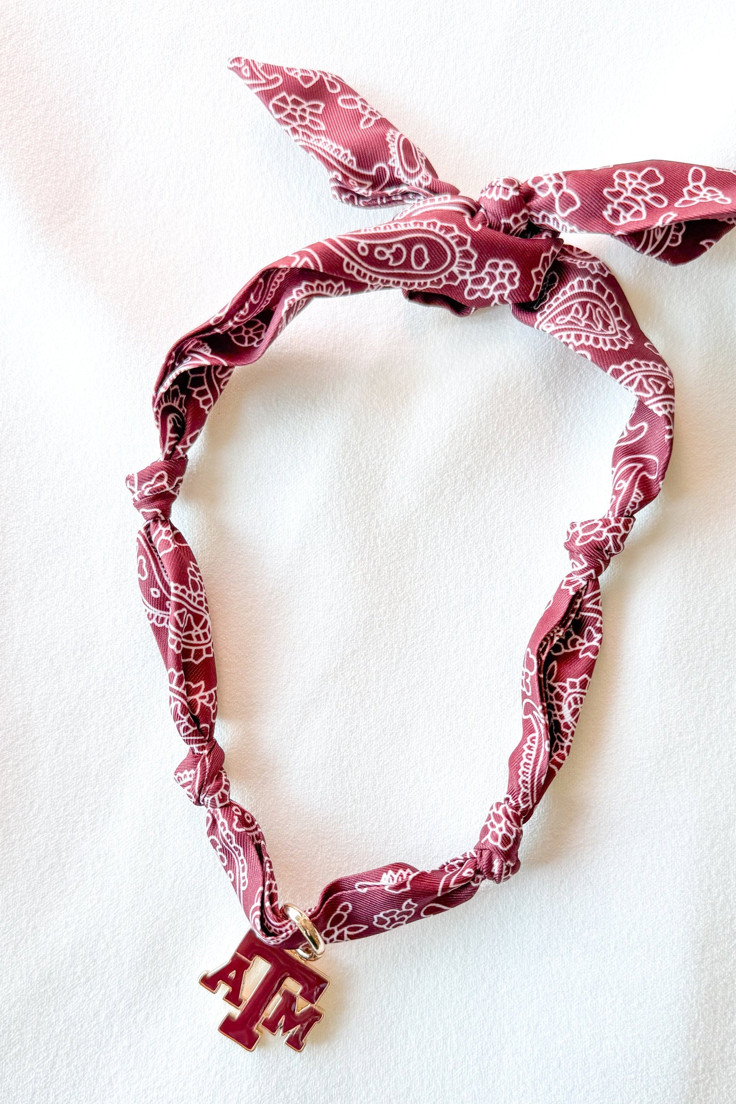 College Bandana Scarf Necklace