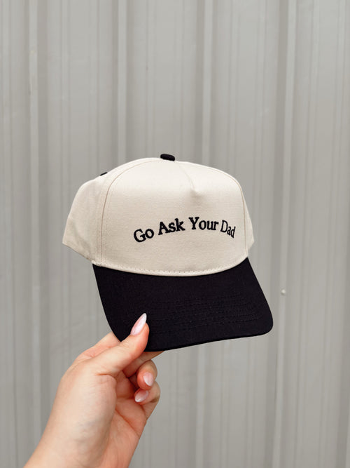 Go Ask Your Dad Vintage Trucker Hat
