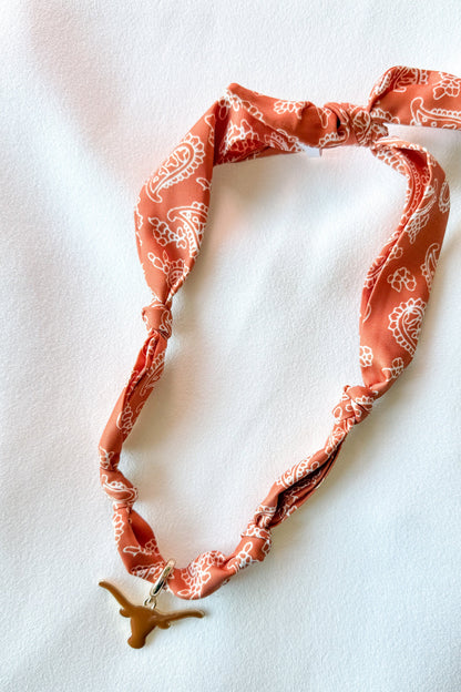 College Bandana Scarf Necklace