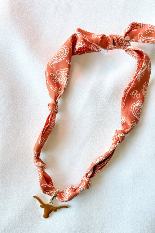 College Bandana Scarf Necklace