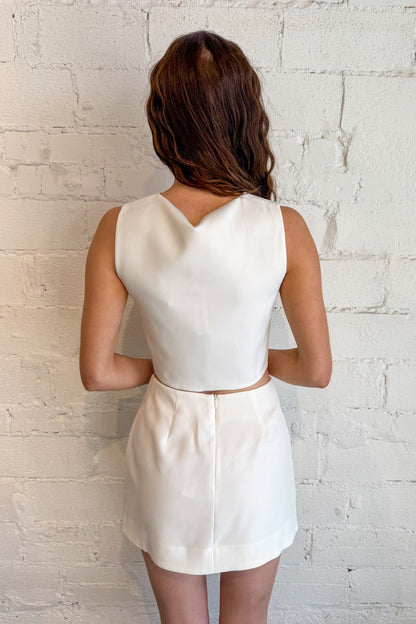 Crepe Wavy Top
