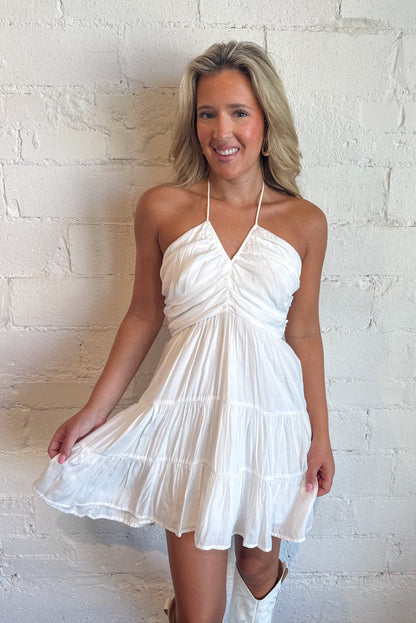 Izzy Halter Mini Dress