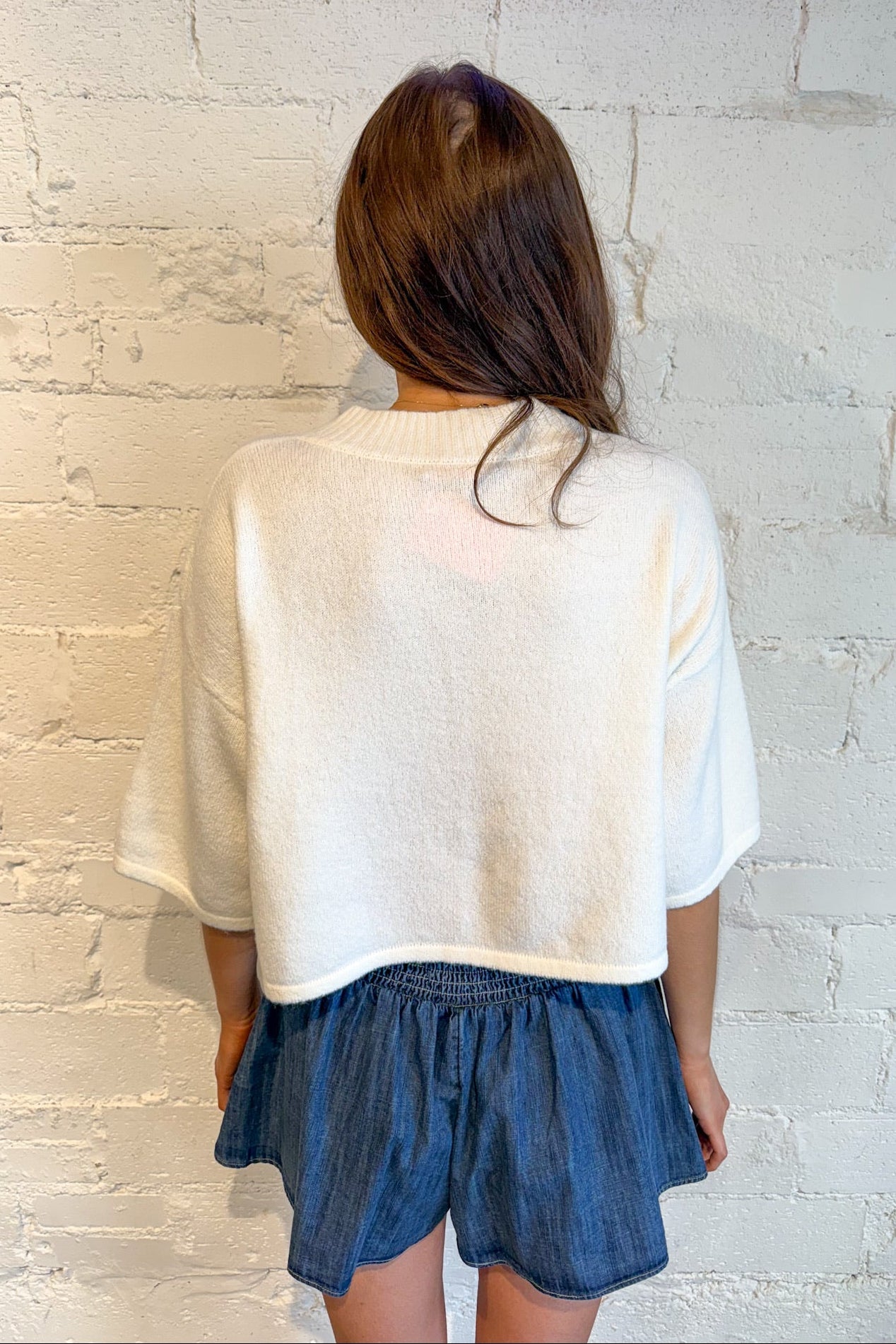 Livia Boxy Cropped Cardigan
