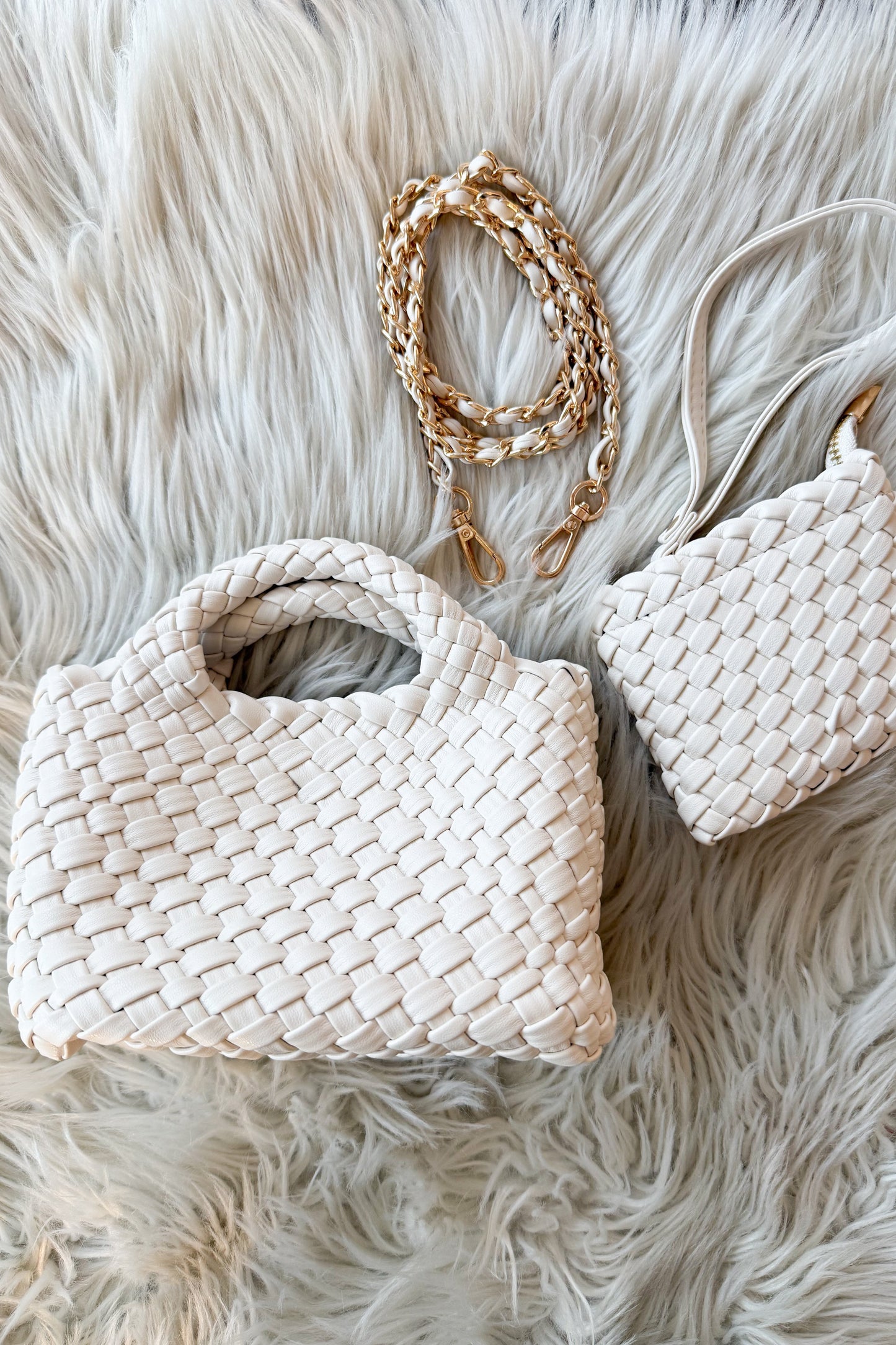 Mini Weave Bag with Mini Coin Purse