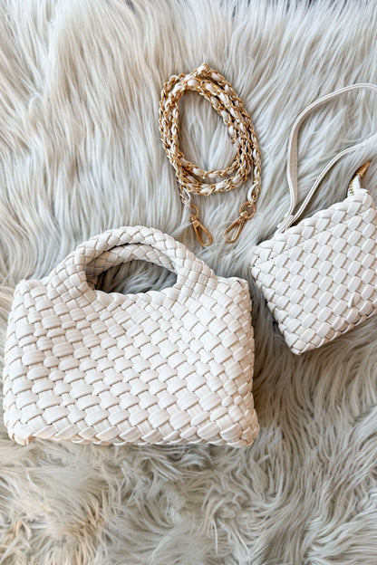 Mini Weave Bag with Mini Coin Purse